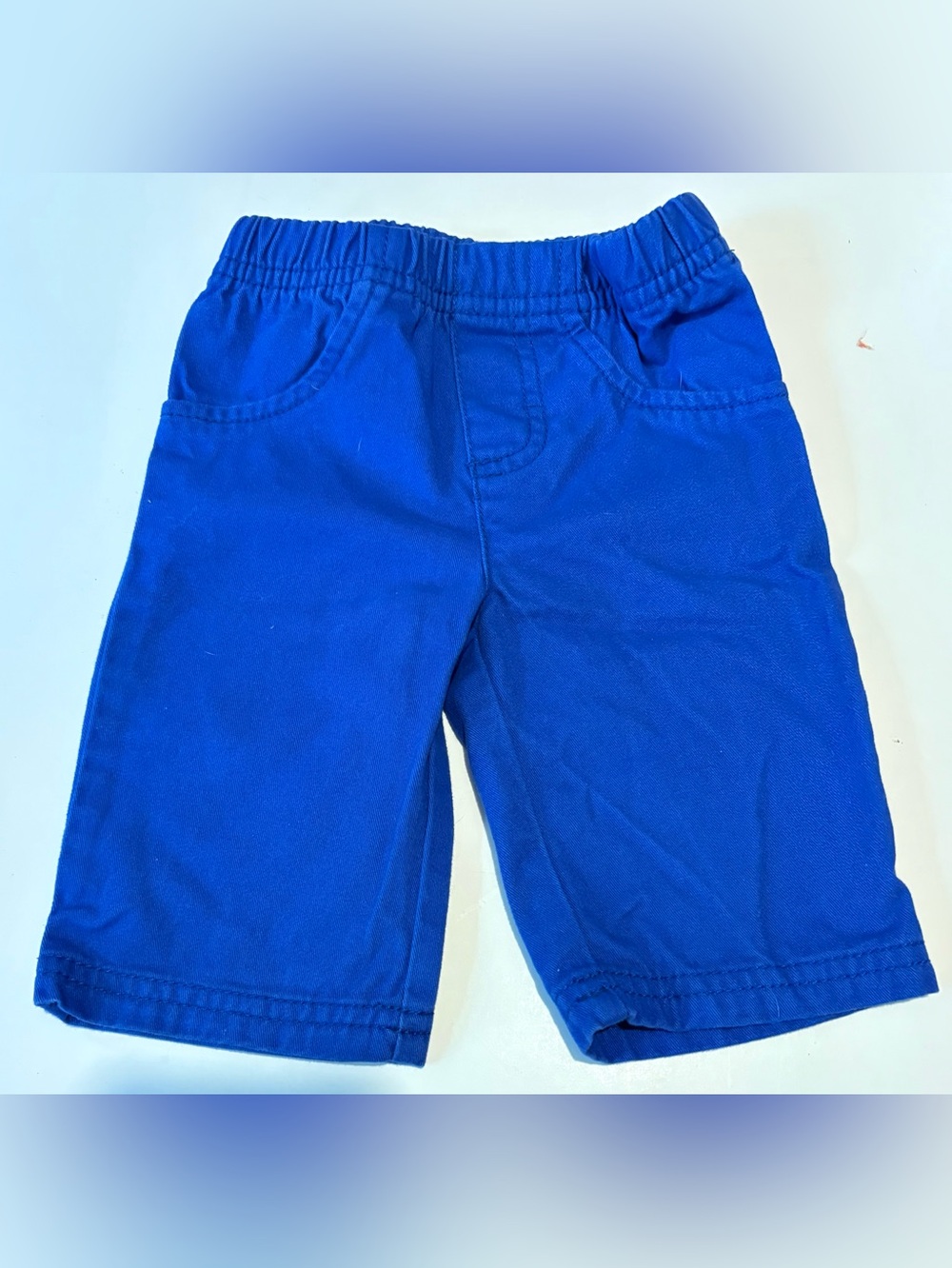 Little Wonders 0 - 3 months royal blue pull on pants baby clothes pants gift